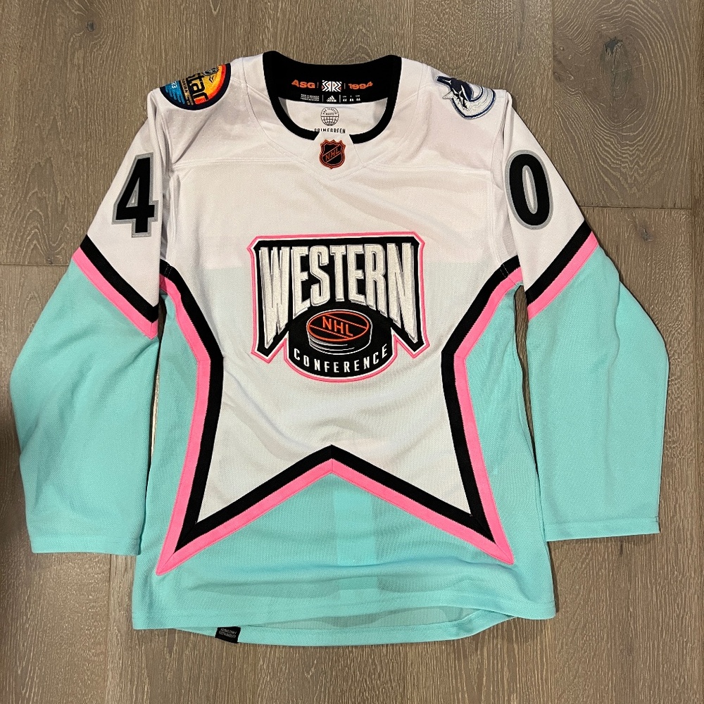 NHL All Star Jersey Elias Pettersson Vancouver Canucks signed jersey